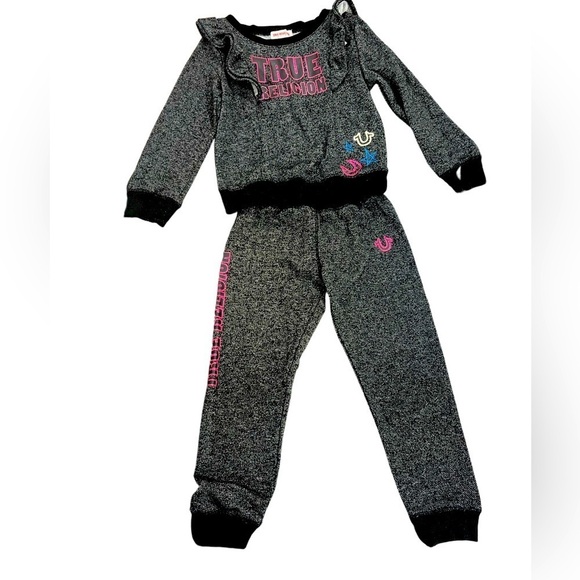 Sparkly True Religion Sweatsuit - Picture 1 of 8